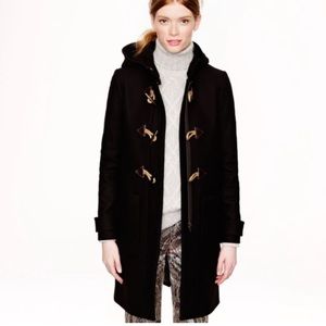 J. Crew Wool Cashmere Thinsulate Toggle Coat. Size 4.